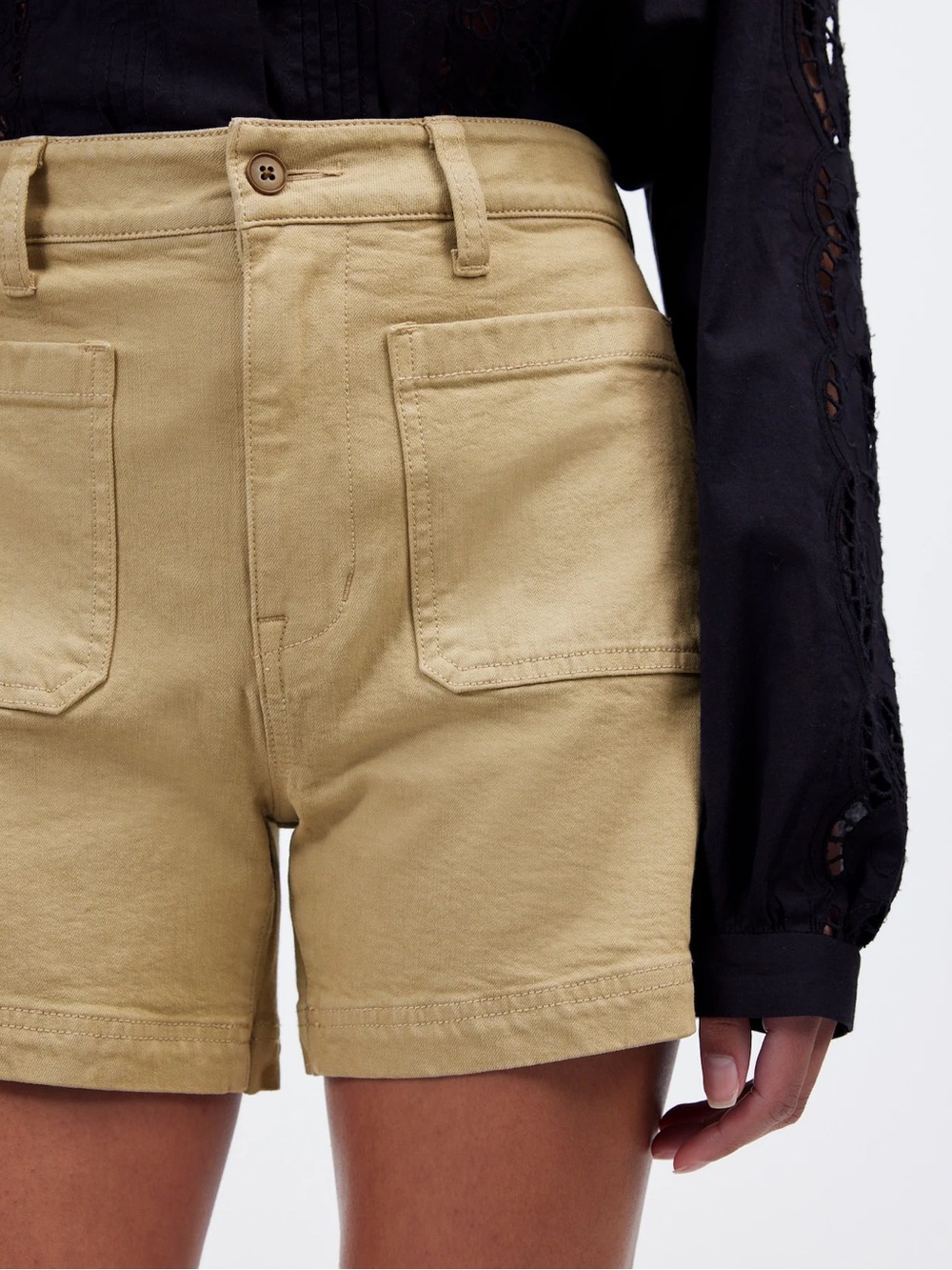 Madewell NWT Emmett Short Size 27 in Garment-Dyed Twill: Patch Pocket Edition
